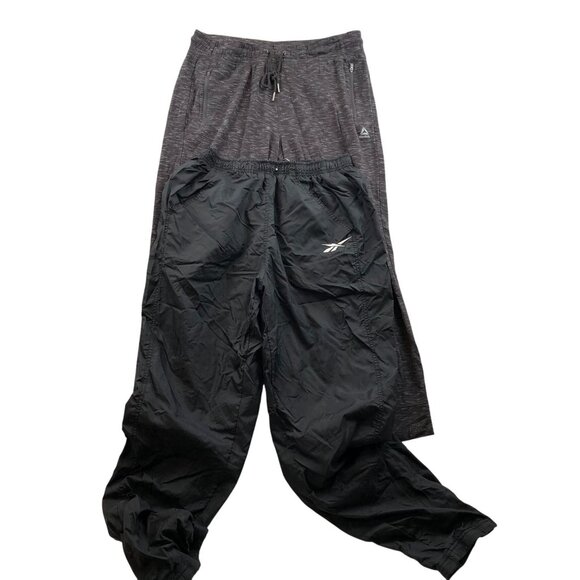 Reebok Mens Athletic Joggers Pants Medium Lot of Two Activewear Outdoors Classic - Picture 1 of 16